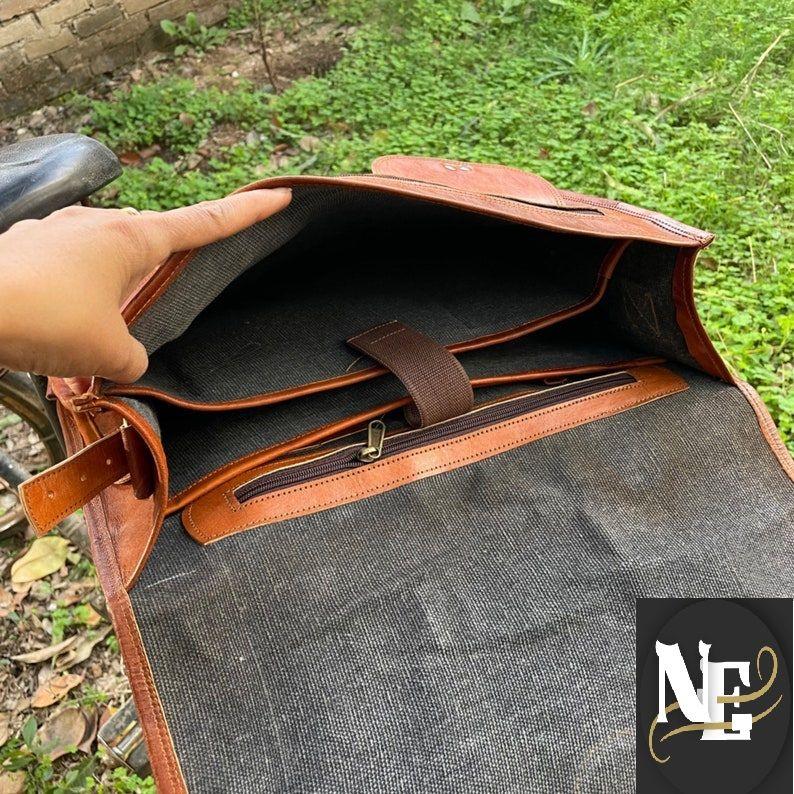 Leather Messenger Bag for Laptop Briefcase Best Computer Satchel Distressed Bag, Handmade Computer Bag, Leather School Bags