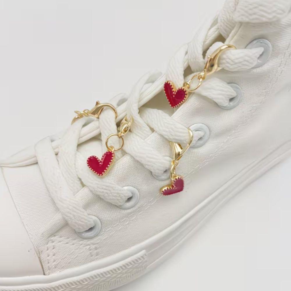 20pcs Elegant Love Pendants Colorful Beaded Bag Pendant Funny Shoe Accessories Pendant  Party