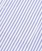 AGOD Crop Half Stripe Shirt [Navy]
