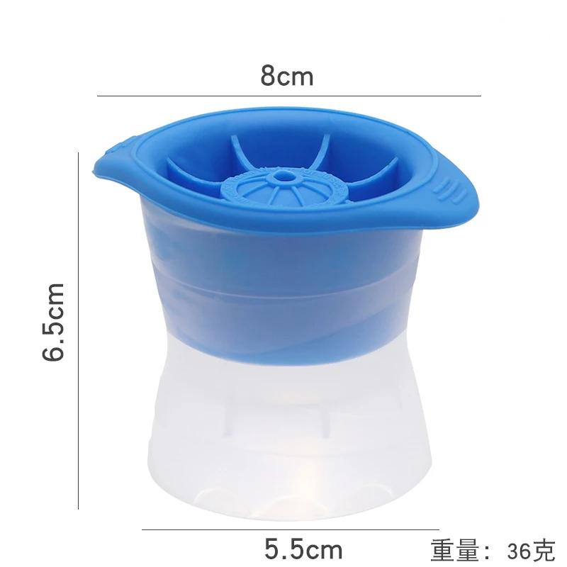Whiskey Round Ice Cube Maker Silicone Ball Shape Spherical Ice Cube Mould Machine Quick Freezer Ice Mold Tray Kitchen Tools