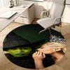 Witch Chair Mat Round Rug-Office Carpet, Machine Washable, Non-slip, Suitable for Living Rooms, Bedrooms