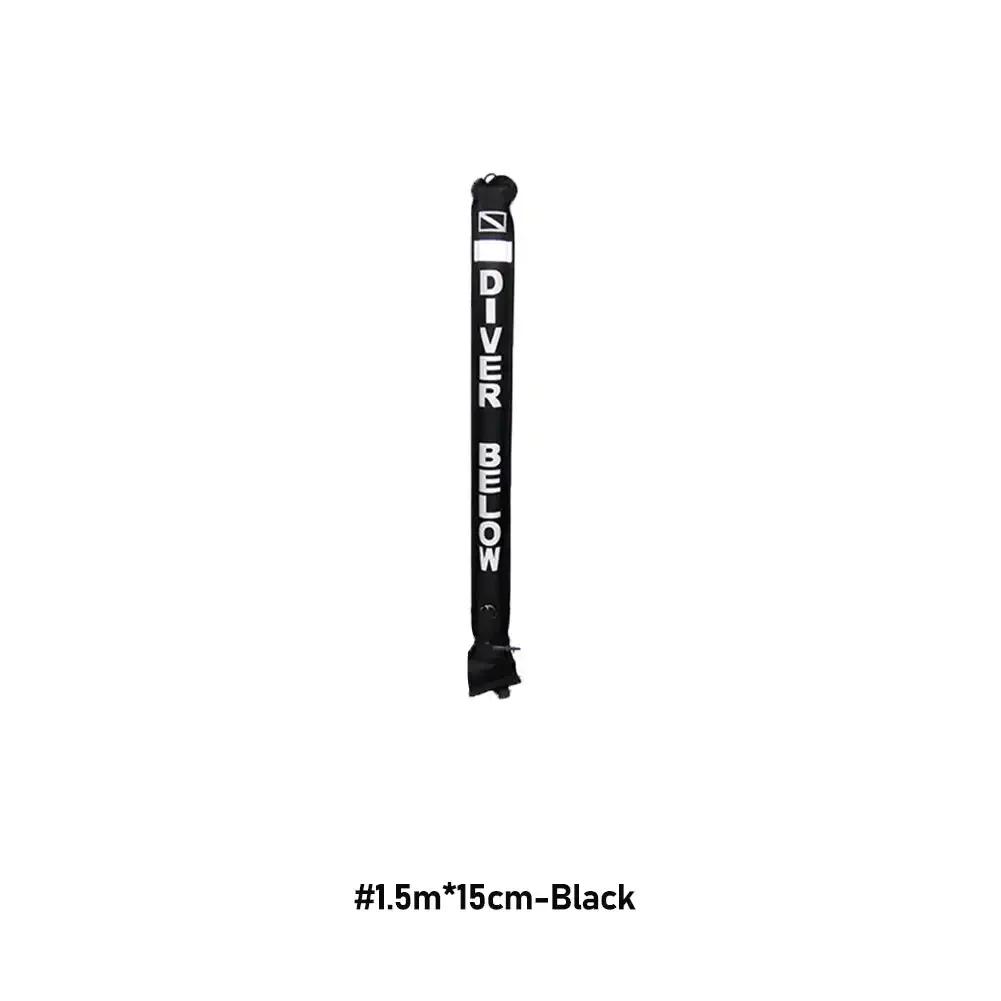 1.2-1.8M Inflatable Diving Safety Sausage SMB Signal Tube Surface Marker Buoy Scuba Diving Gear