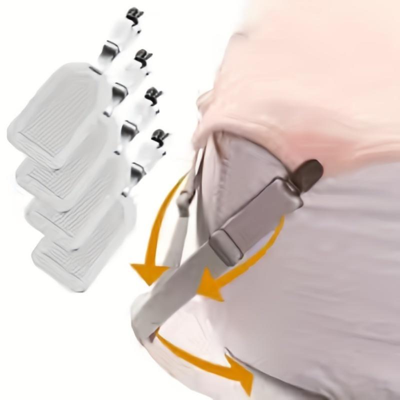 Bed Sheet Clips Adjustable Bed Sheet Holder Straps Set of 4 Elastic Fitted Bedding Non Slip Invisible Fasteners for Home Hotel