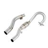 Stainless Steel Exhaust Pipe Header Mid Pipe Slip-On Type For Honda CRF 300L CRF300L Rally ABS 2021 2022 2023