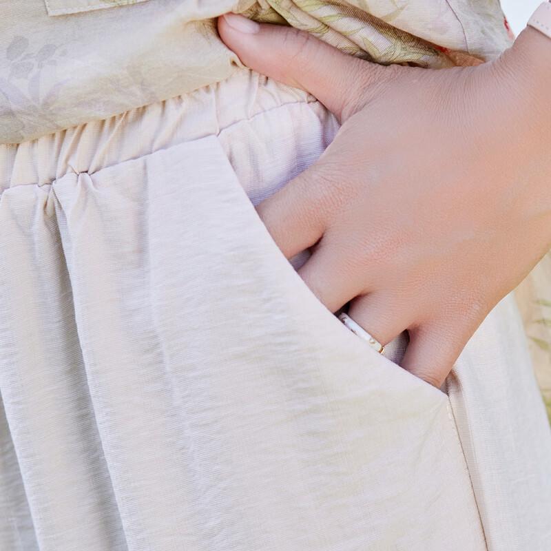 Pasite Women's Summer Loose Floral Print V-Neck Top & Pants Set