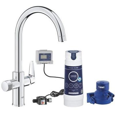 Mixer Blue Pure Bau Chrome 30555000
