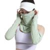 1 Stück Sonnenschutz-Gesichtsschal, UV-Schutz, Sommer-Gesichtsschals, einfarbig, für Frauen, Golf, Eisseidenmaske, Gesichtsbedeckung, Halswickelabdeckung