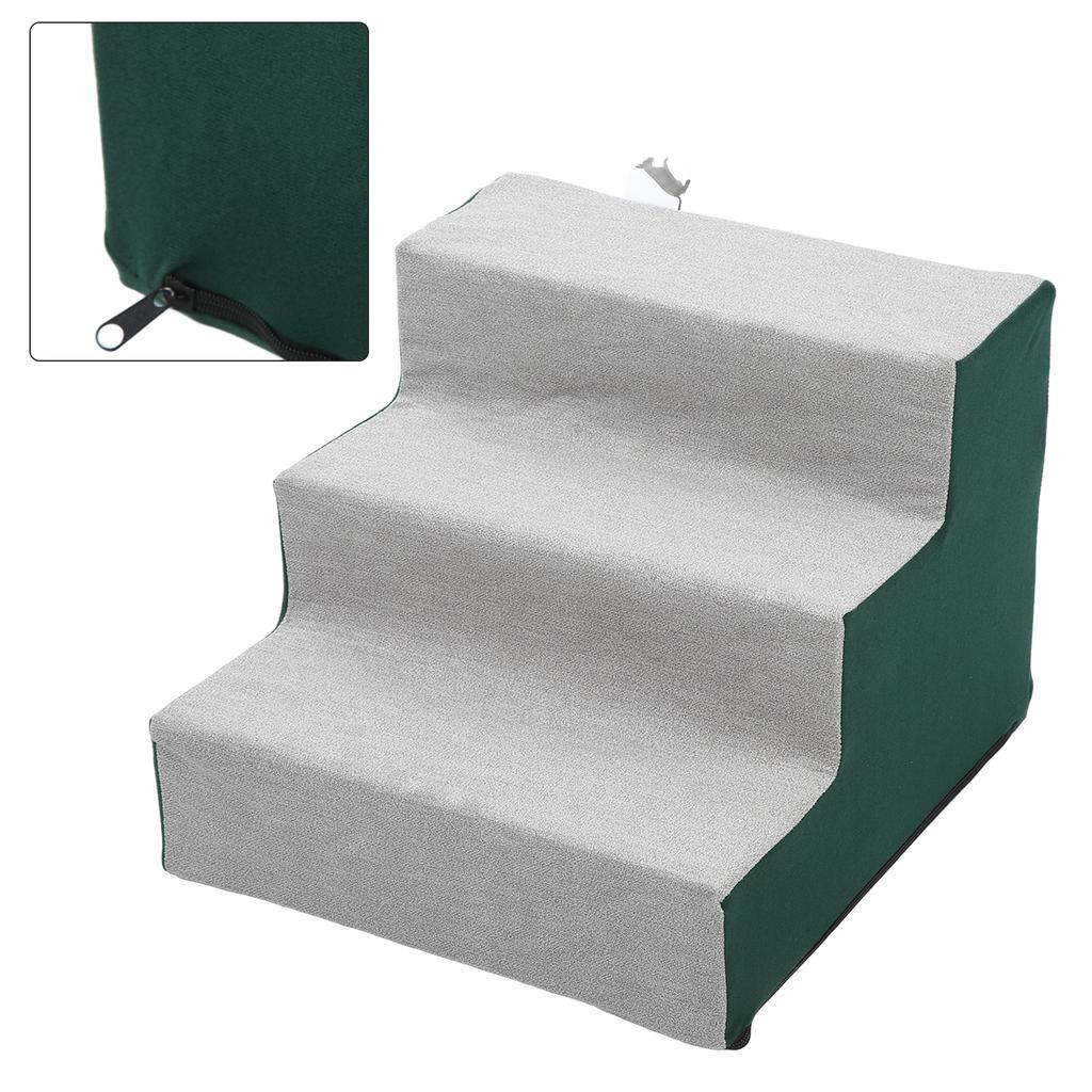 Gradini per Animali Domestici Morbidi Peluche Fodera Rimovibile Scale Portatili per Animali Domestici per Cani Piccoli Gatti Animali Domestici