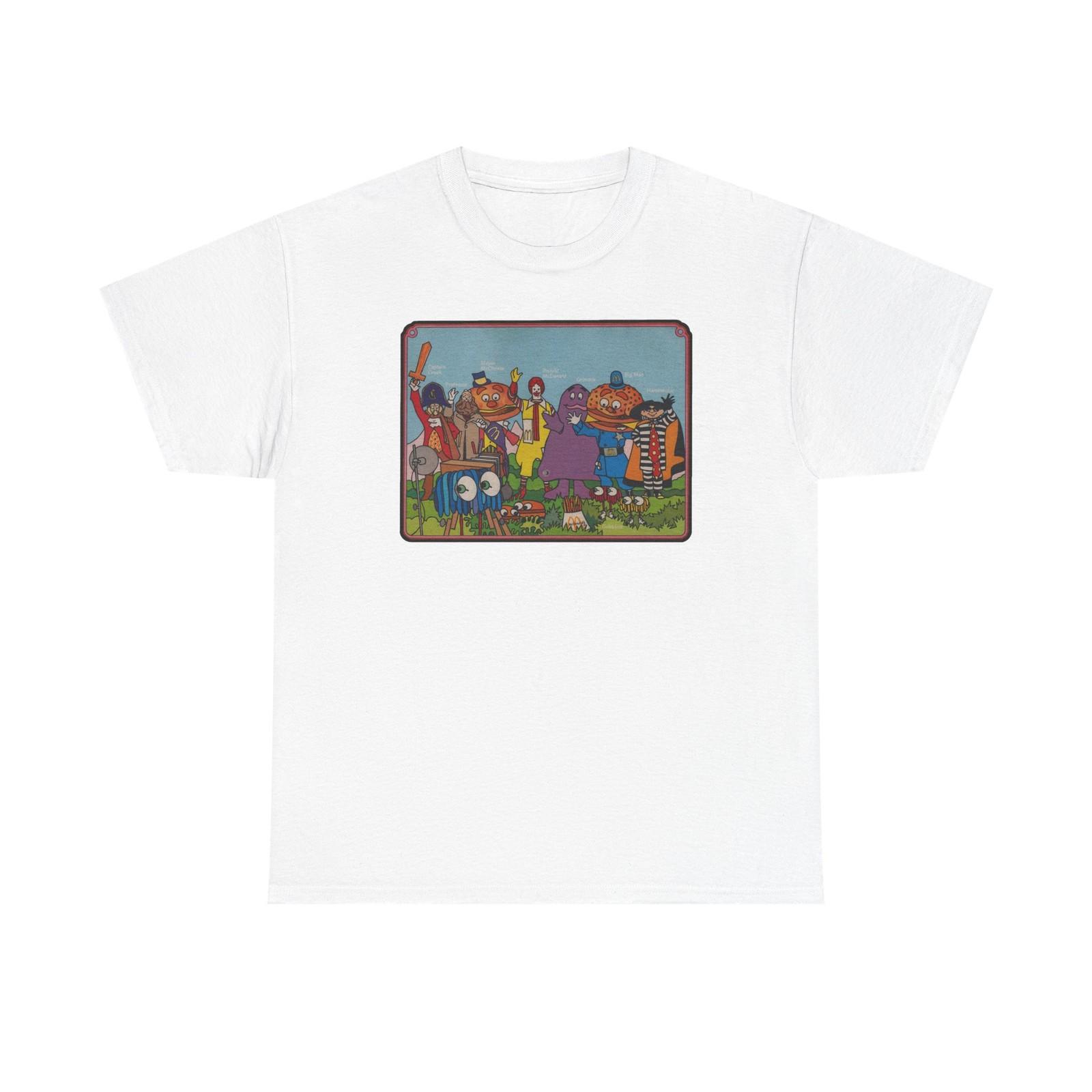 Vintage Inspired Burger Restaurant Playground T-Shirt, Tee Shirt, Retro S разноцветный