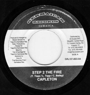 7inch Record CAPLETON / DR. RING-DING - Step 2 The Fire / Dancehallfieber ( GRJ0700304 Germaican Recor Jamaica Reggae, Ska & Dub Used