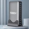 1000W GaN Fast Charging Station for iPhone Samsung For Xiaomi Huawei 10-Port Fast Desktop Charger PD3.1 USB Type C Dropshipping