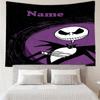 Custom Name The Nightmare Before Christmas Print Tapestry, Backdrop, Easy Setup, Ideal for Bedroom, Office & Living Room, with Aesthetic Wall Hanging 