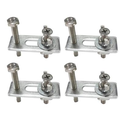4 Pcs Hold Down Clamp T-Track M6 Table Saw Engraving Machine Press Plate Clamping Blocks Chute Blocks Compatible for W/
