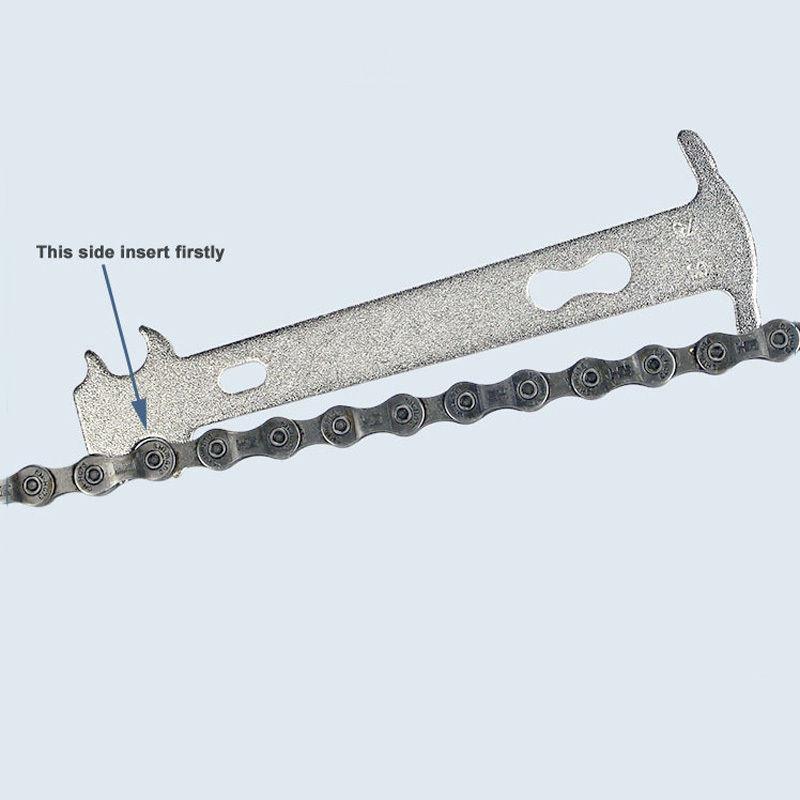 Bike Chain Wear Indicator Gauge Checker Stretched Repair Tool Cycling Bicycle