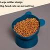 New Elevated Cat Bowls Stress Free Feeder and Waterer with Base Anti-Vomiting Tilted Raised Nonslip No Spill Dropship Pet Bowls