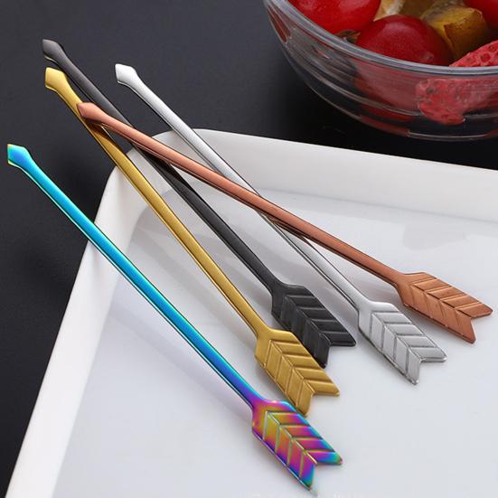 1 Set Stirring Rods Anti-rust Washable Stable Sturdy Stainless Steel Mixing