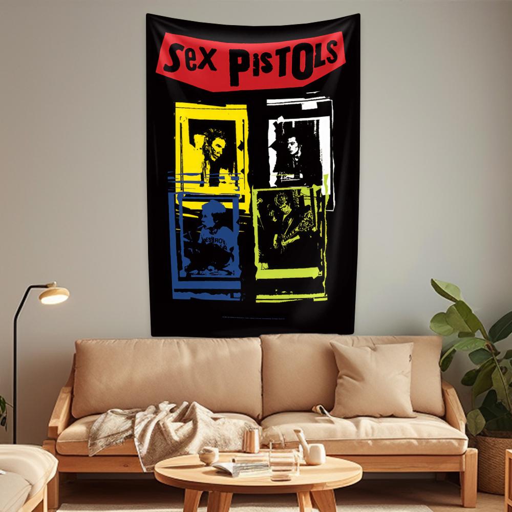 One Of The Influential Punk Band Tapestry Rock Music Home Decor Aesthetics Large Fabric Wall Hanging Dormitory Decoration