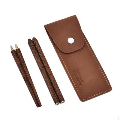 Travel Chopsticks Outdoor Utensils Lightweight Folding Portable Cutlery with Storage Bag for