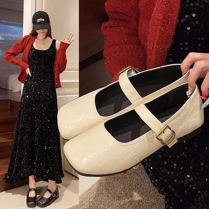 Fashion Women Shoes Autumn Female Footwear Oxfords Elegant Fall Dress New Moccasin Leather Comfortable Summer Flat Mary Janes Elegant Su