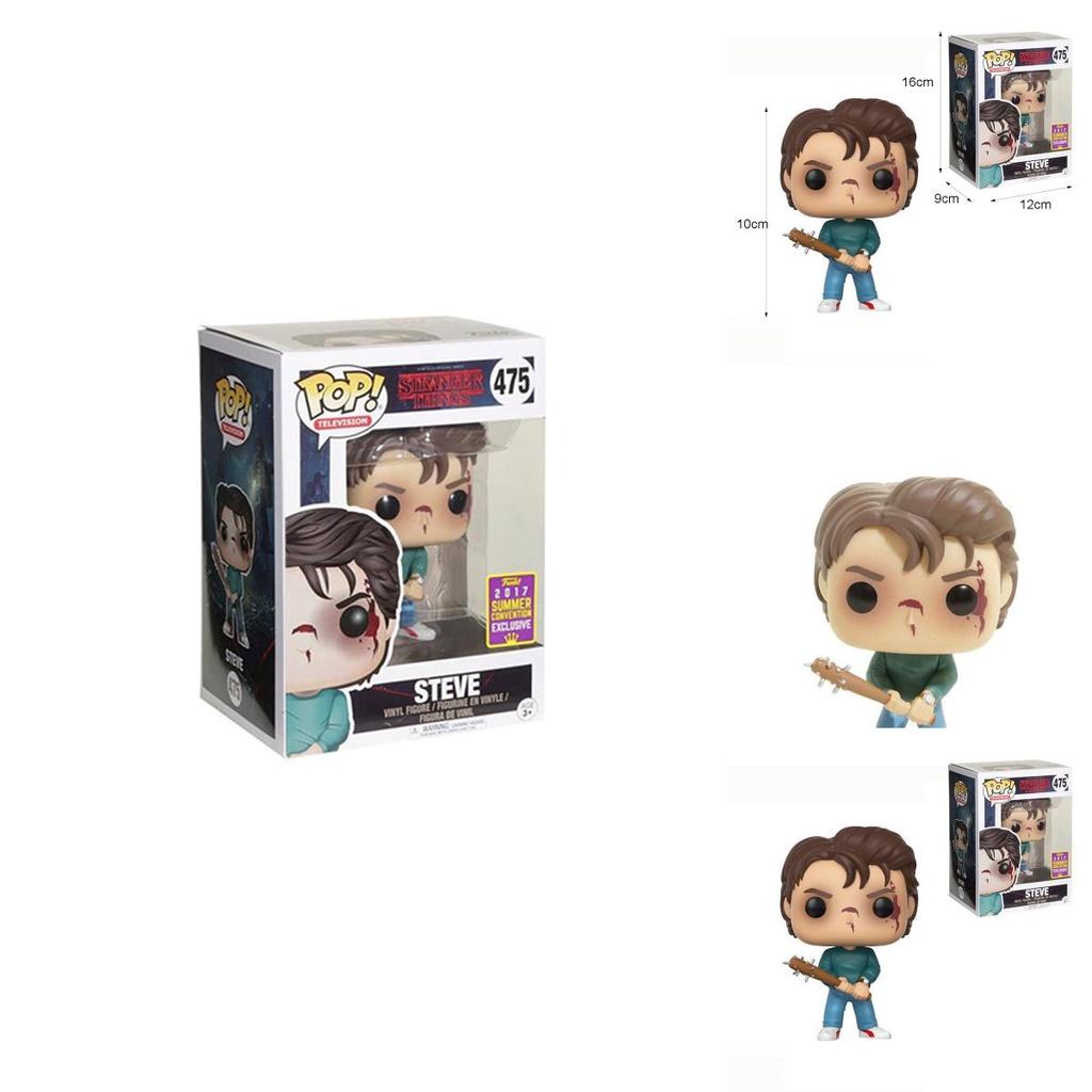Funko Pop Stranger Things Dustin Steve Figure Toy Mini Movie Characters Collection