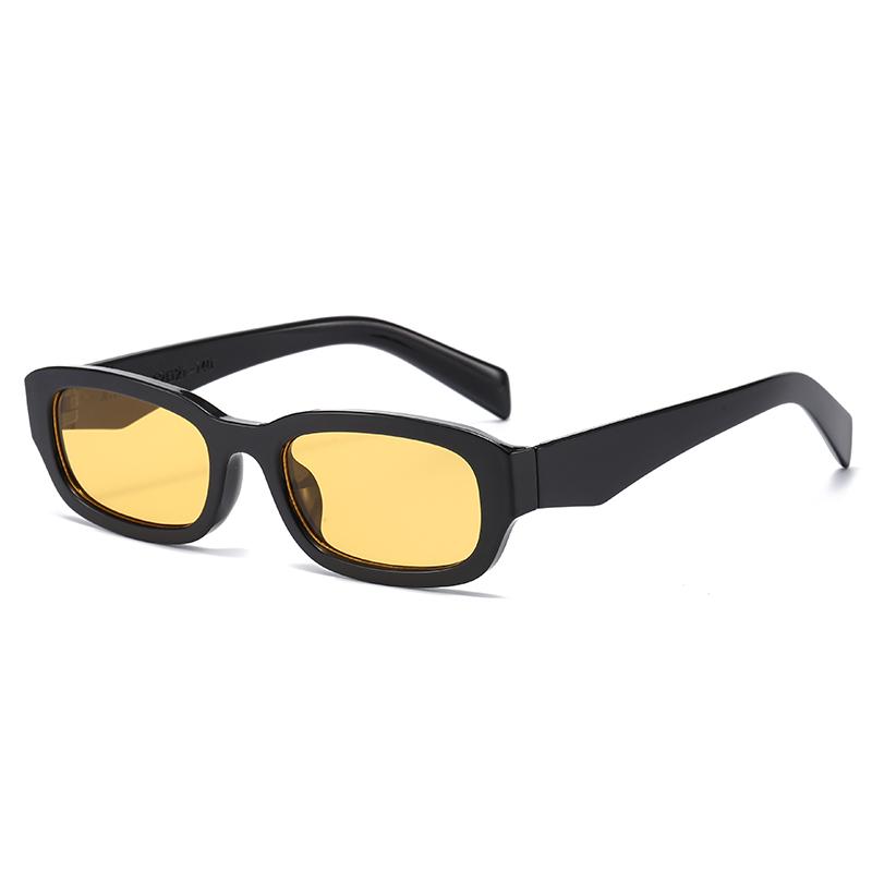 Korean Square Full Frame Street Photography Sunglasses for Men and Women Fashion Trendy Simple UV Resistant Outdoor Sunscreen Sunshade Eyewear