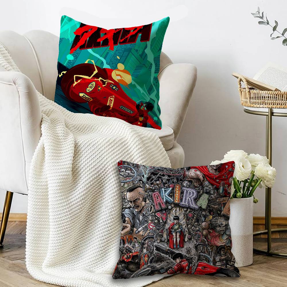 A-Akira Painting Cushion Cover Car Throw Pillow Case For Sofa Car Christmas Gift 40x40cm 45x45cm