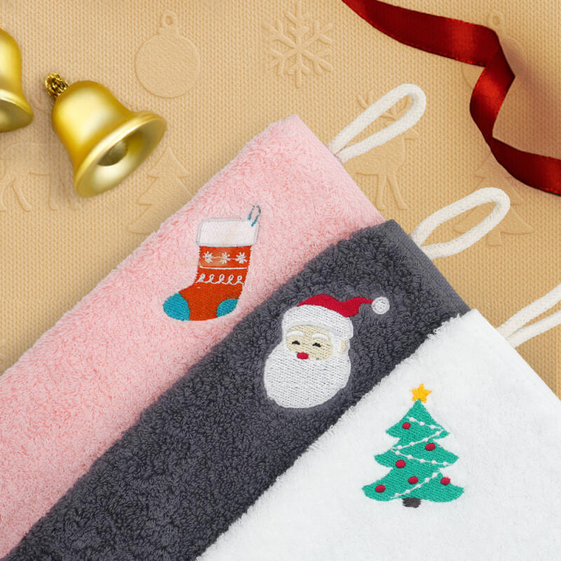 40 count embroidery kitchen towel 70g OPP White (tree)