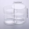1pc-Multi-Layer Rotary Jewelry Storage Box Round Display Stand DIY Bead Jewelry Classification Transparent Display Case For