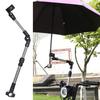 Umbrella Stand Bikes Wheelchair Stroller Umbrella Frame Stand Compact Windproof Outdoor Cycling Accessories for Various Weather