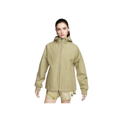 Trail Gore-Tex Infinium Kapuzenjacke mit gesticktem Logo Damenjacke Oliv FB7642-276
