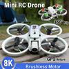 NY ES800Pro Drönare 4,3-tums Stor Skärm Fjärrkontroll GPS RC 4K Professionell Dubbelkamera Borstlös Fyrhjuling Drönare Avion Leksak