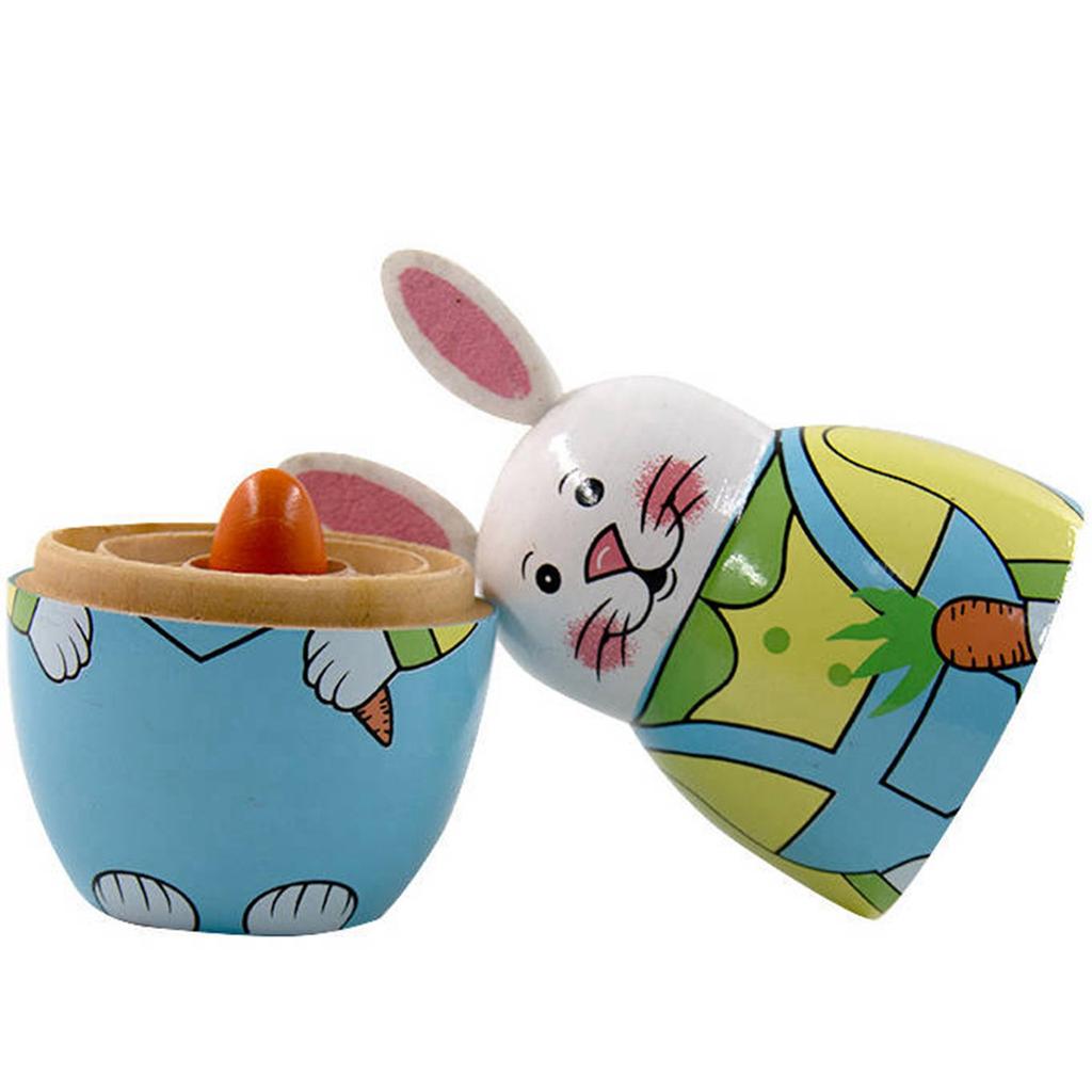 Matrjosjka Påske Femlags Kaninsett Trehåndverk 5 Dukker Barnas Dag Gave Gaver Leker.