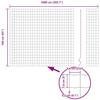 Euro Fence Green 1.6 X 10 M PVC Coated Iron