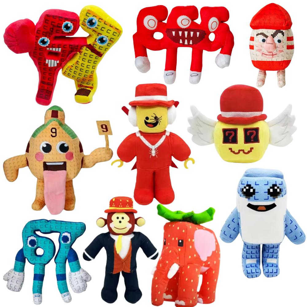 Game Plush Doll Steal A Brainrot Toy Cartoon No.67 666 Cute Soft Room Decoration Plush Doll Toy For Kid The Best Christmas Gift