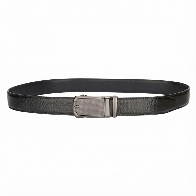Men'S Automatic Buckle Cowhide Belt Men'S Business Leisure Senior Sense Versatile Belt Youth Belt E-Commerce