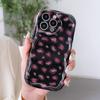 Cartoon Pattern Cream Texture Casing Wavy Edge Soft Silicone Cover Phone Case for OPPO Reno Realme OnePlus Vivo
