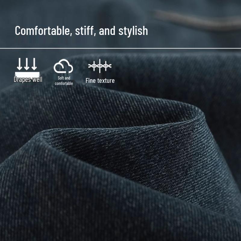 Women's Spring & Autumn 2025 Petite High-Waisted Wide-Leg Slim-Fit Jeans - New Fashion Trend