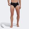 adidas Active Flex Letter Logo Print Triangle Underwear 3-Pack Men Underwear Black GB0807