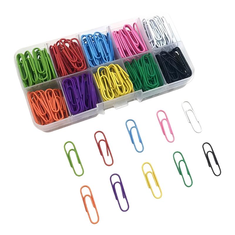 

250Pcs Decorative Paper Clip Small Paperclips Metal File Clamp Book Marker Clips for Document Picture Photo Organization 1