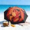 1pc Ayliva's Album Cover Umbrella Portable Folding Umbrella Iron Frame Hole Bone Structure Outdoor Home Umbrella