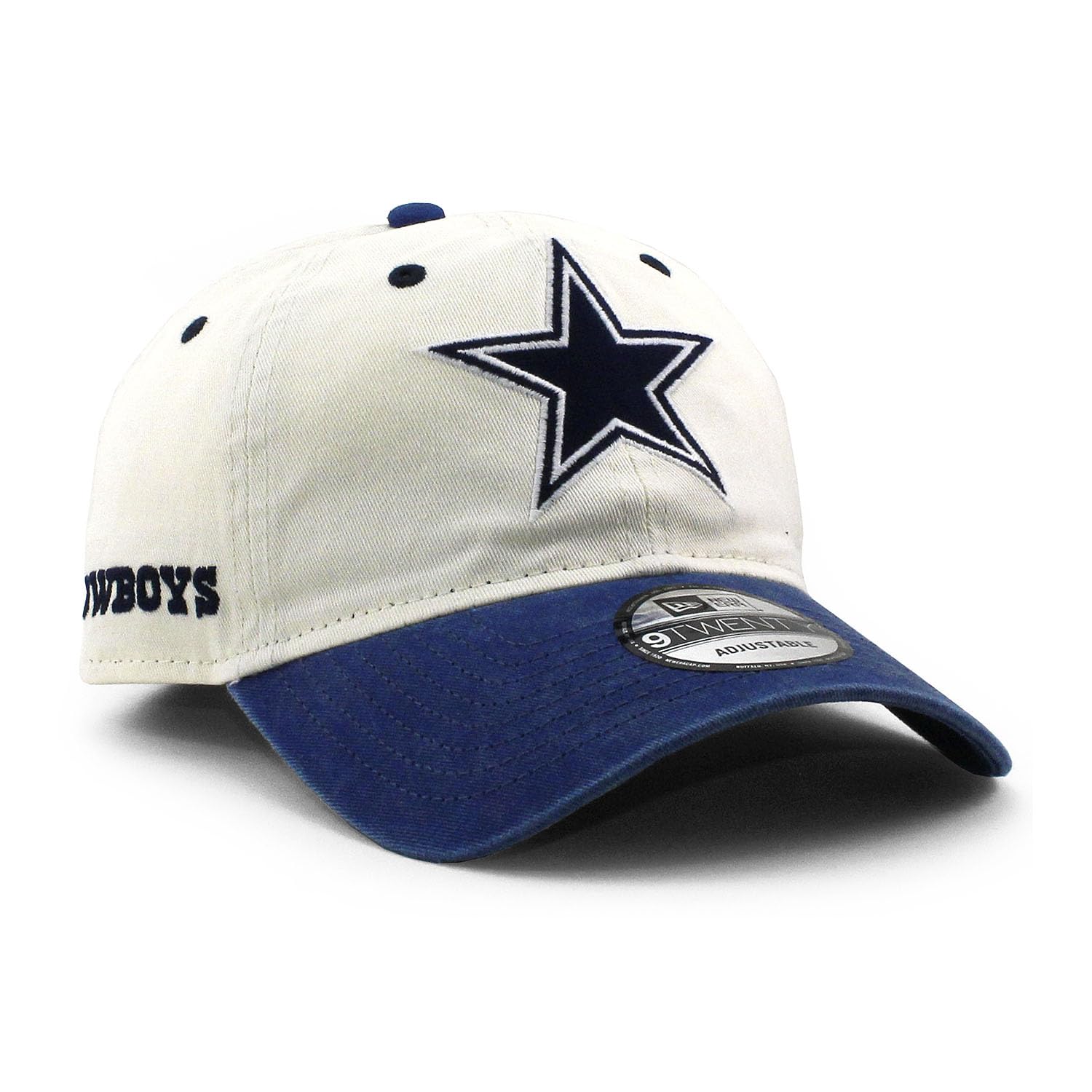 

9TWENTY Strapback Cap Dallas Cowboys NFL CLASSIC SIDESCRIPT STRAPBACK CAP DALLAS COWBOYS 920 Hat LOW PROFILE Cream [New Era] кремовый