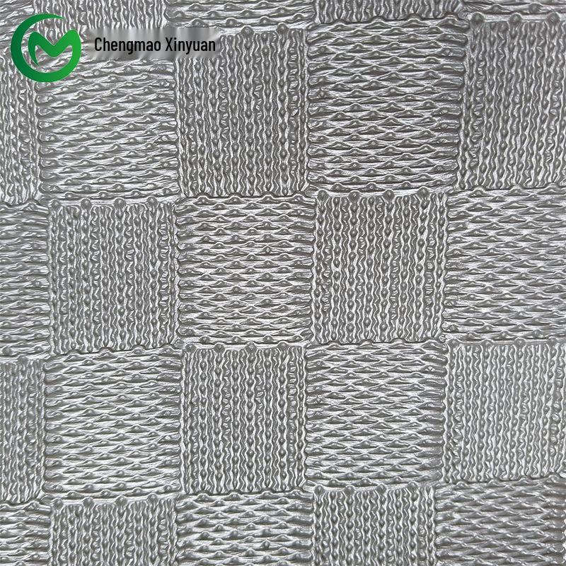 Plaid Pattern Faux Leather for Luggage, Furniture, or Women's Handbags (1.3MM PVC).