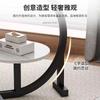 Two Layers Small Side Table For Spaces, Storage Rack, End Mdf+metal, S Living Room Modern Balcony