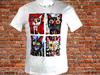 Unisex Cotton Men's T-Shirt Regular Fit Print ABSTRACT CATS M-3XL