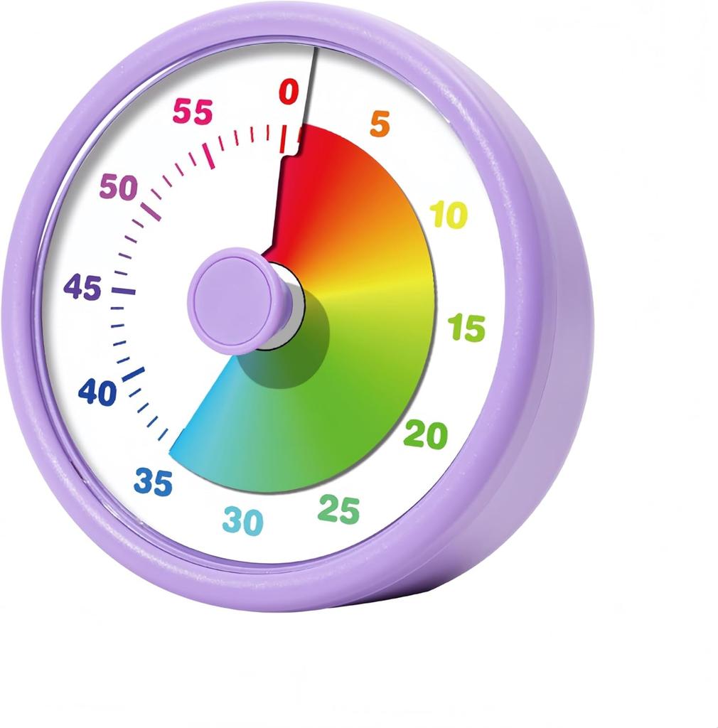 Visual Timer for Kids Adults,60 Minutes Countdown Timer for Classroom, Office, Study, ADHD Tools for Kids Productivity Timer (Blue)