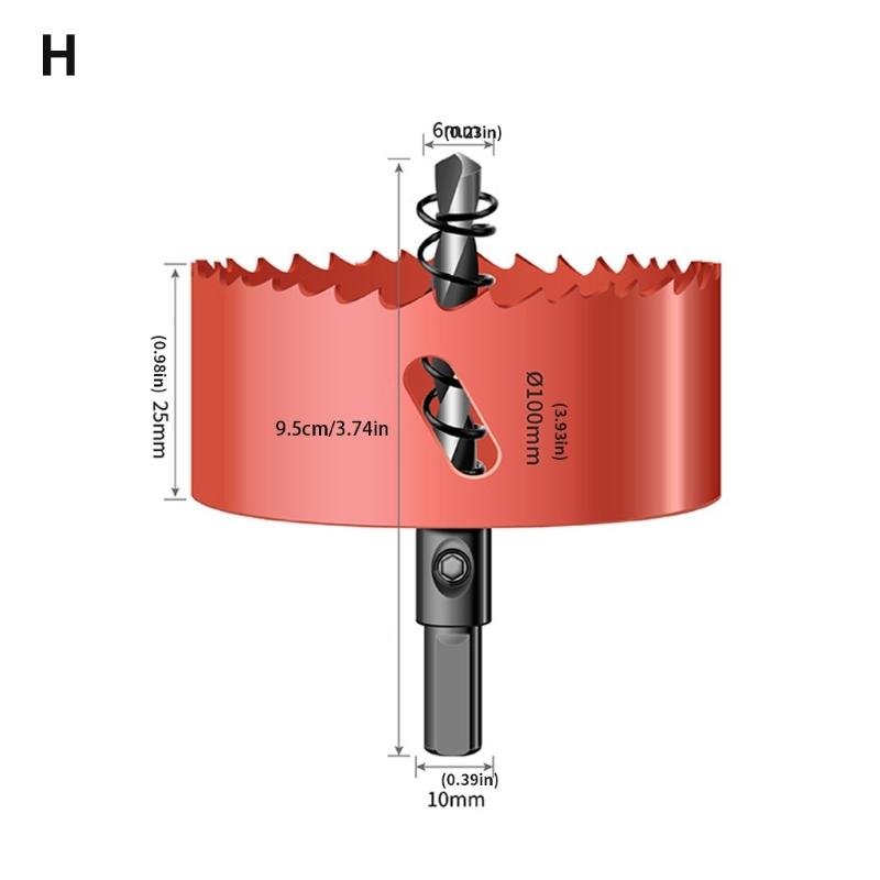 M42 Hole Sawing Drill Bit Cutter for Metal Iron Plastic Wood PVC Board Plasterboard Woodworking Hole Sawing Carpentry Tool