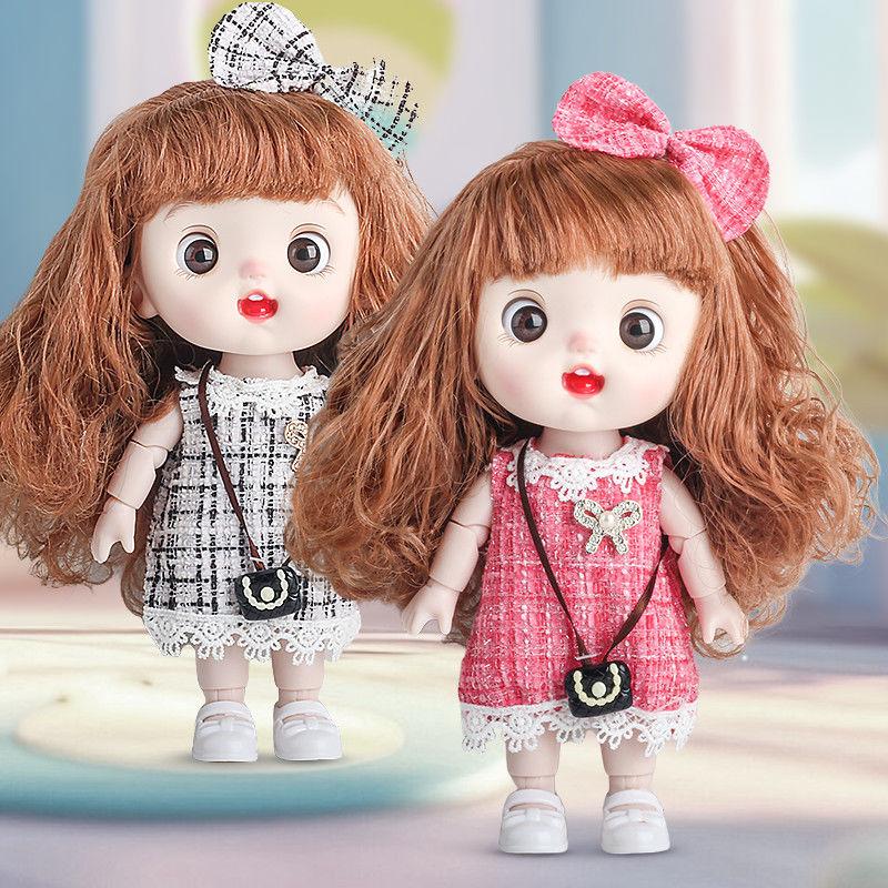8-inch Doll with Changeable Clothes, Exquisite and Cute Doll, Princess Girl Birthday Gift, Pretend Play Toy