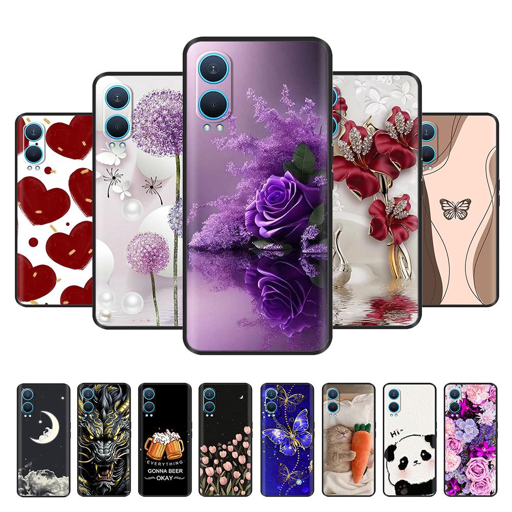 For Oneplus Nord Ce4 Lite 5G Phone Case Lovely Cat Bumper Cover For Oneplus Nord Ce 4 Lite Soft Silicone Anti Drop Back Covers