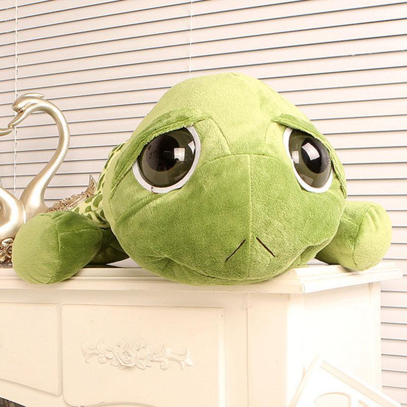 Plush Toy 25cm Super Green Big Eyes Stuffed Turtle Turtle Animal Plush Baby Toy Gift Pillow Girl Little Turtle Doll