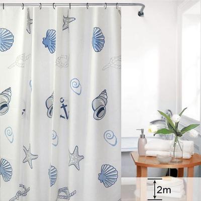 PEVA Waterproof Shower Curtain for Bathroom, 180x200CM Partition, Bathtub & Toilet Divider